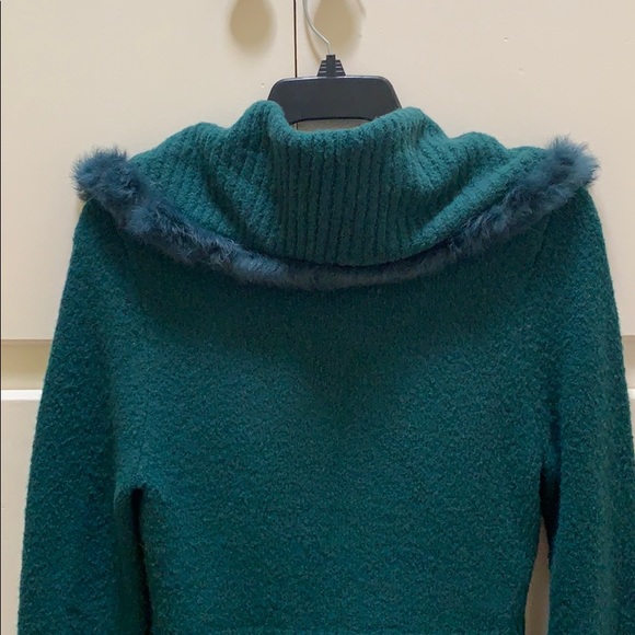 Bebe rabbit fur trim sweater - Picture 7 of 8